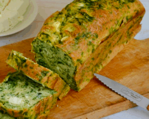 Cake épinard chèvre