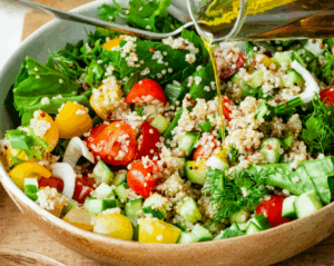 Salade colorée