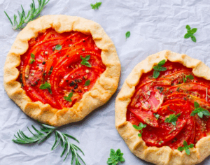 Tarte tatin à la tomate