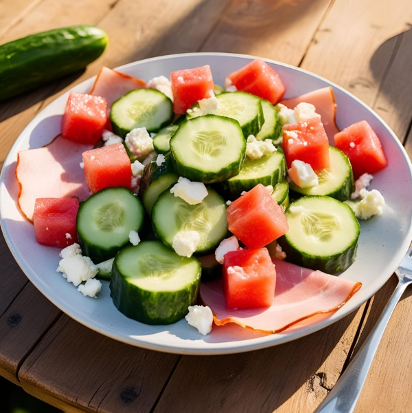 Salade pastèque feta