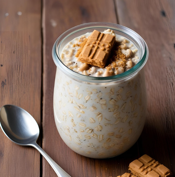 Overnight oats spéculos