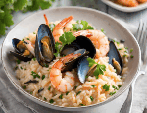 Riz aux fruits de mer