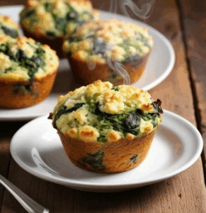 Muffin épinard feta