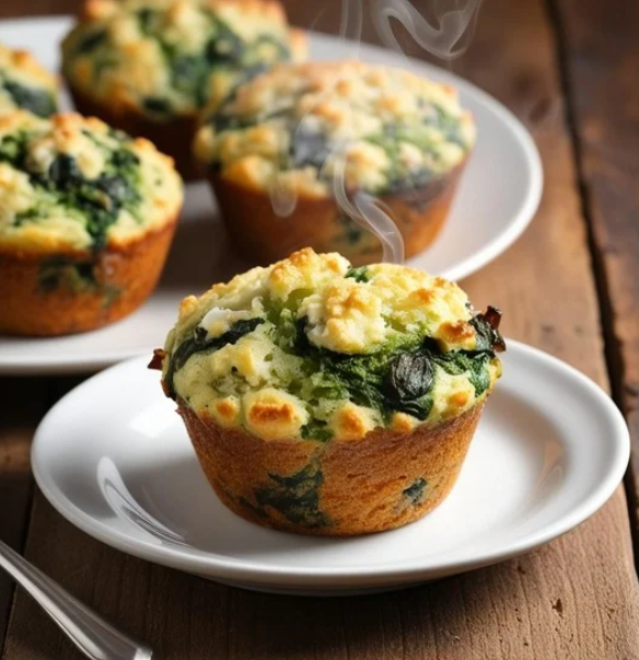Muffin épinard feta