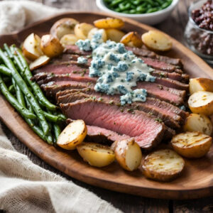 Bavette pommes de terre et haricots verts