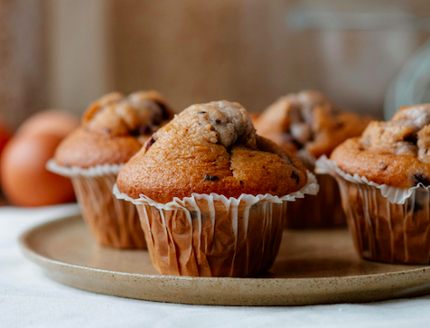 Muffin pépite de chocolat