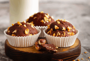 Muffin choco noisette