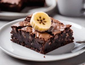 Banana brownie