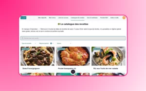 apperçu de l'application Lazuli créée par sparky flow